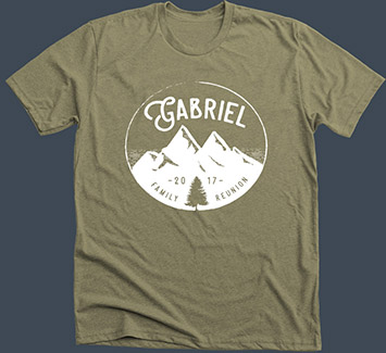 Gabriel family reunion t-shirt