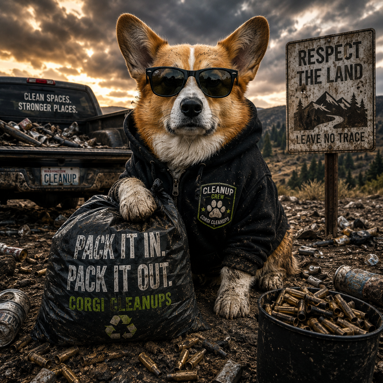 About the Corgi CleanUps Crew Brewed Wild Cleaned Right campaign on Bonfire 2