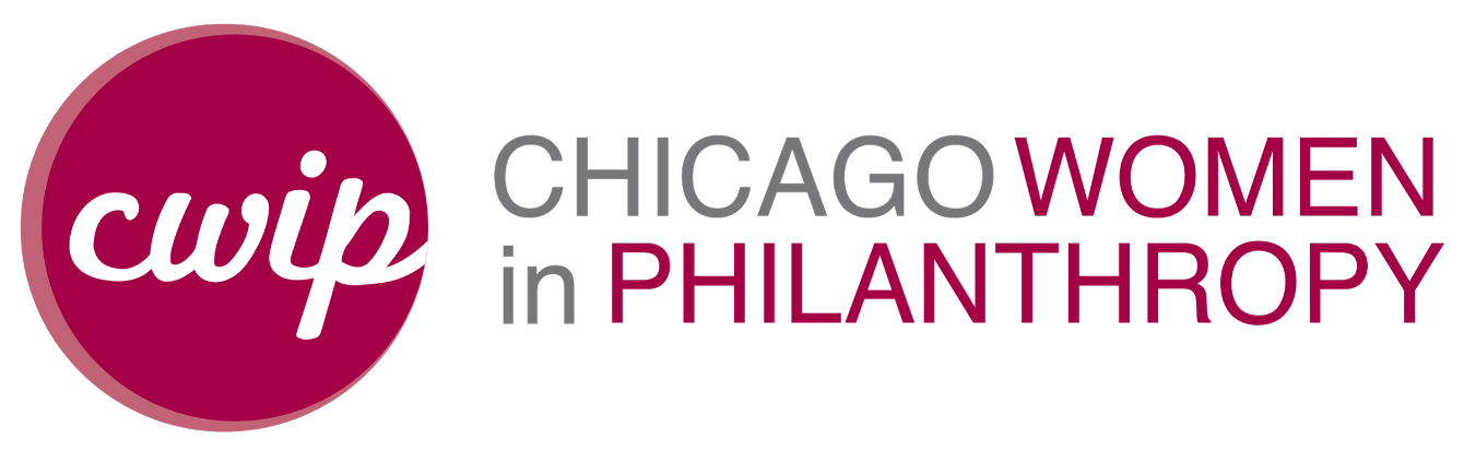 About the Chicago Women in Philanthropy&nbsp;(white text) campaign on Bonfire 2
