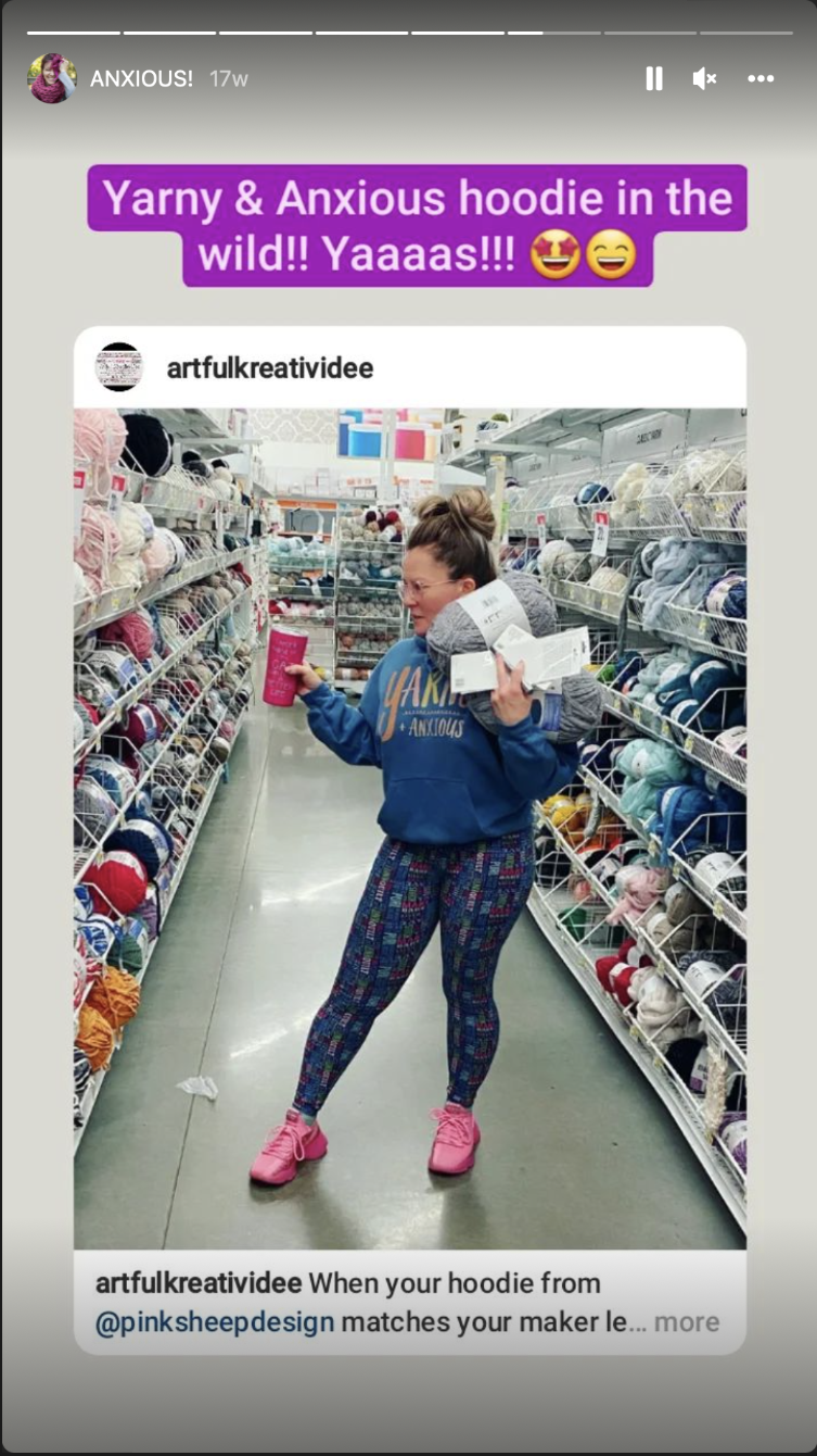 About the Yarny + Anxious campaign on Bonfire 7