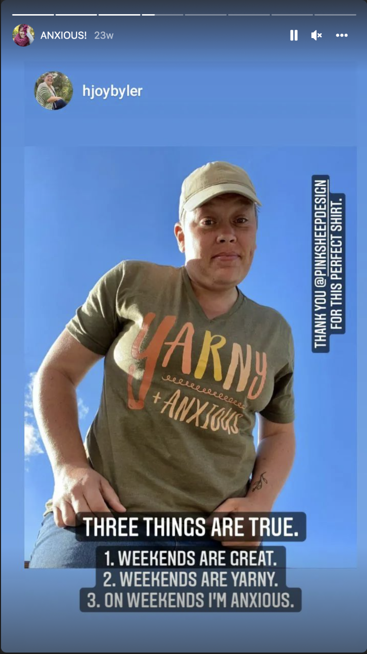 About the Yarny + Anxious campaign on Bonfire 6