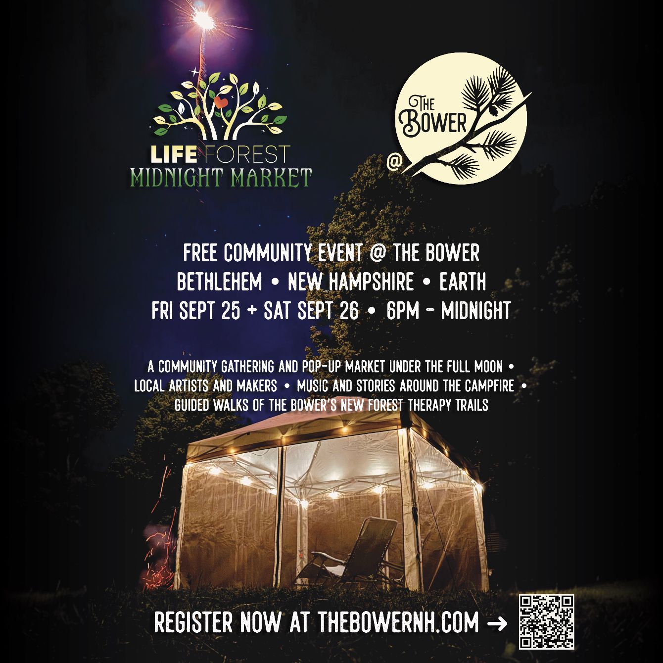 About the The Bower tees for trails campaign on Bonfire 3