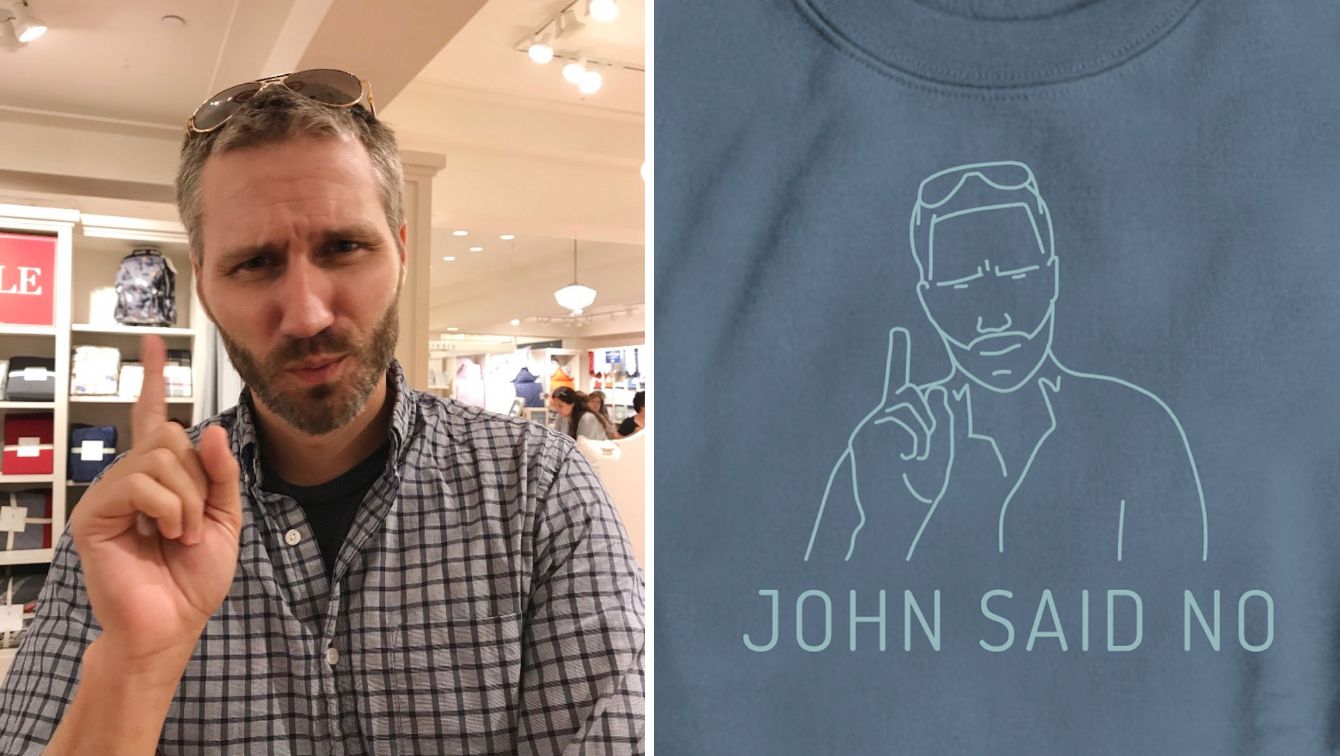 About the John Said No - Soft Blue Text campaign on Bonfire 1