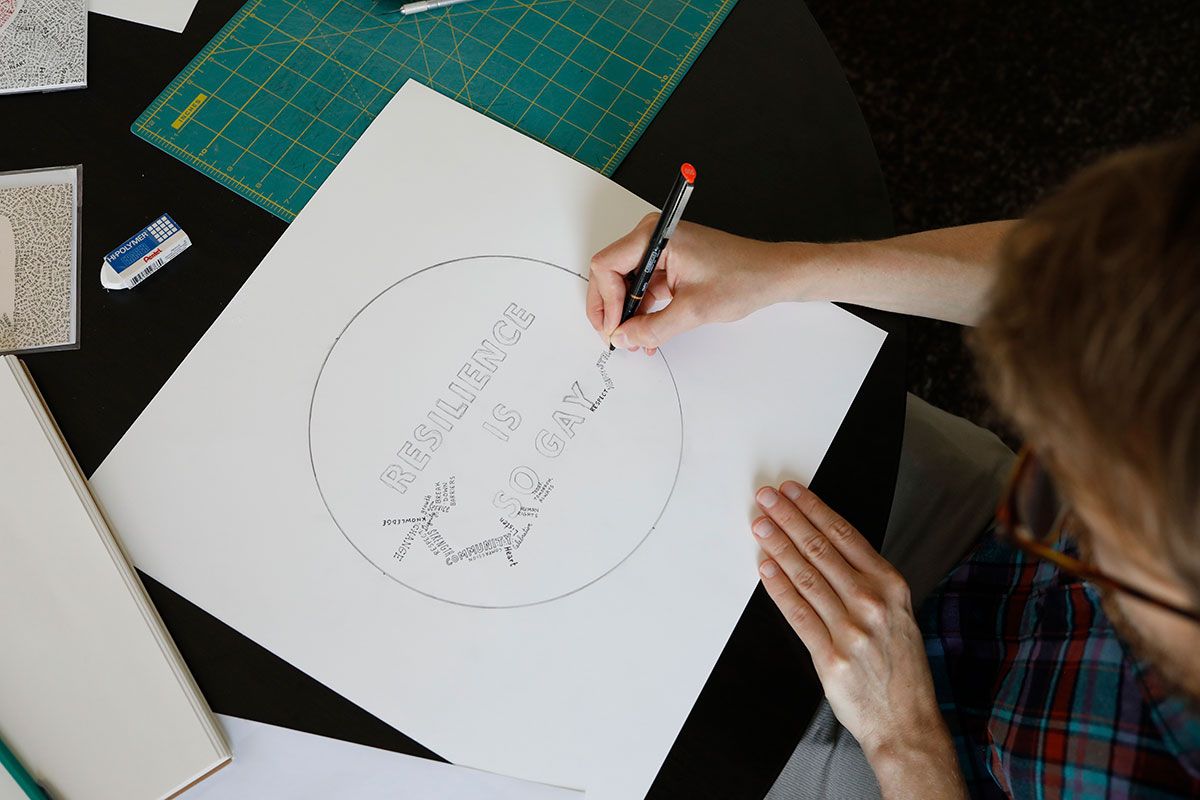 About the Resilience Is So Gay | Art by @joejohnart campaign on Bonfire 5