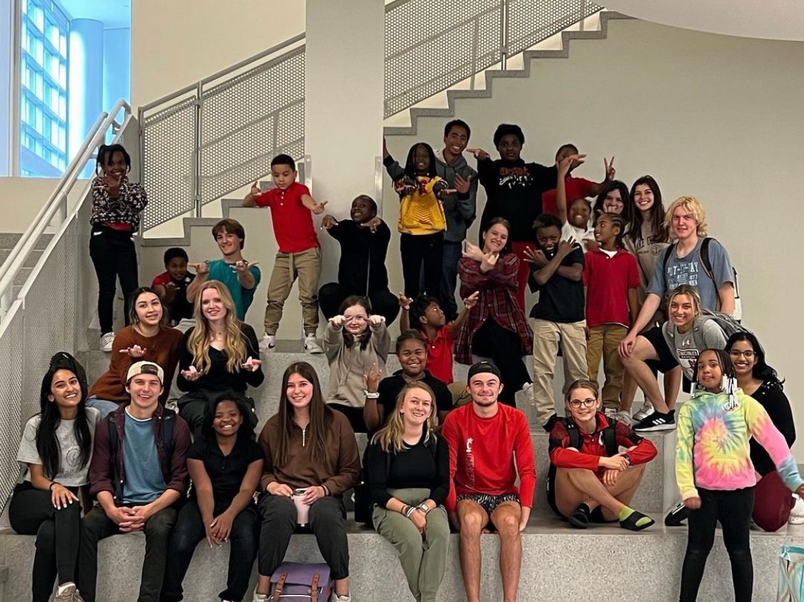 U of cincinnati college mentors for kids bonfire