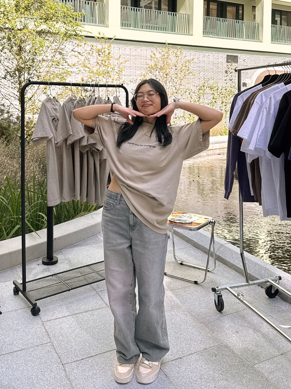 About the thank you for loving me tee campaign on Bonfire 2