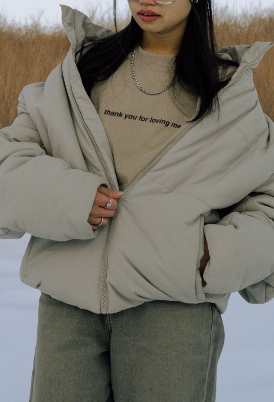 About the thank you for loving me tee campaign on Bonfire 5