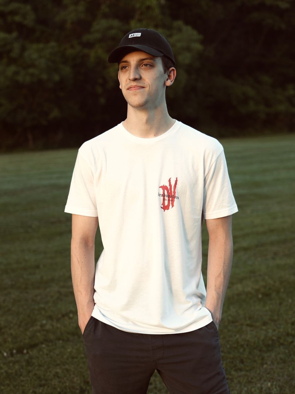 About the Grim Reminders White Tee (Red Logo) campaign on Bonfire 2
