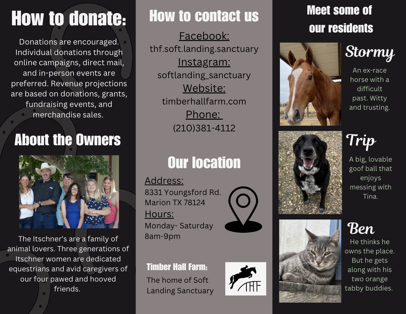 About the Timber Hall Farm Soft Landing Sanctuary campaign on Bonfire 4