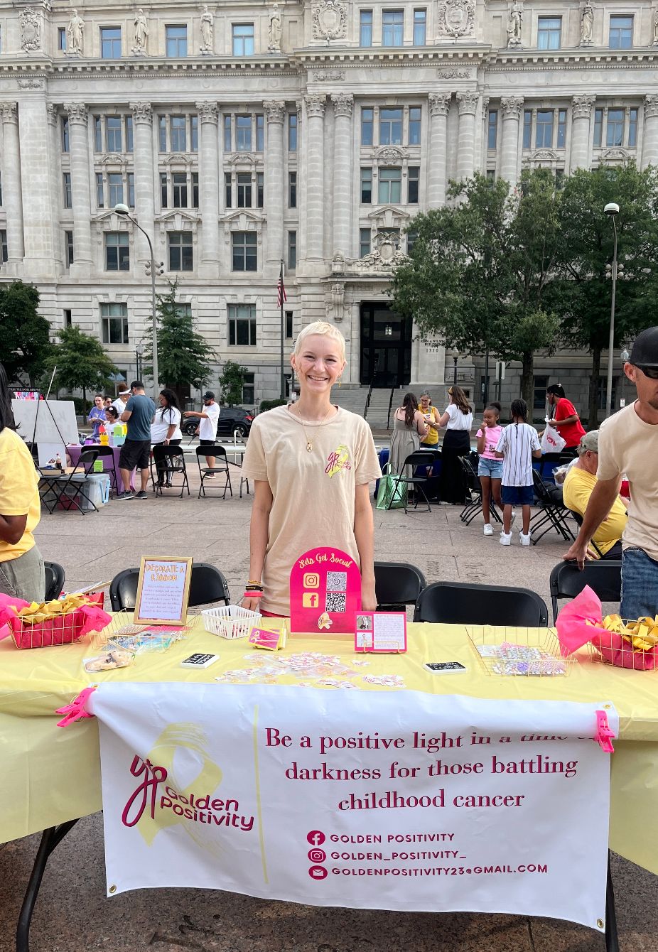 About the Golden Positivity Merch campaign on Bonfire 2