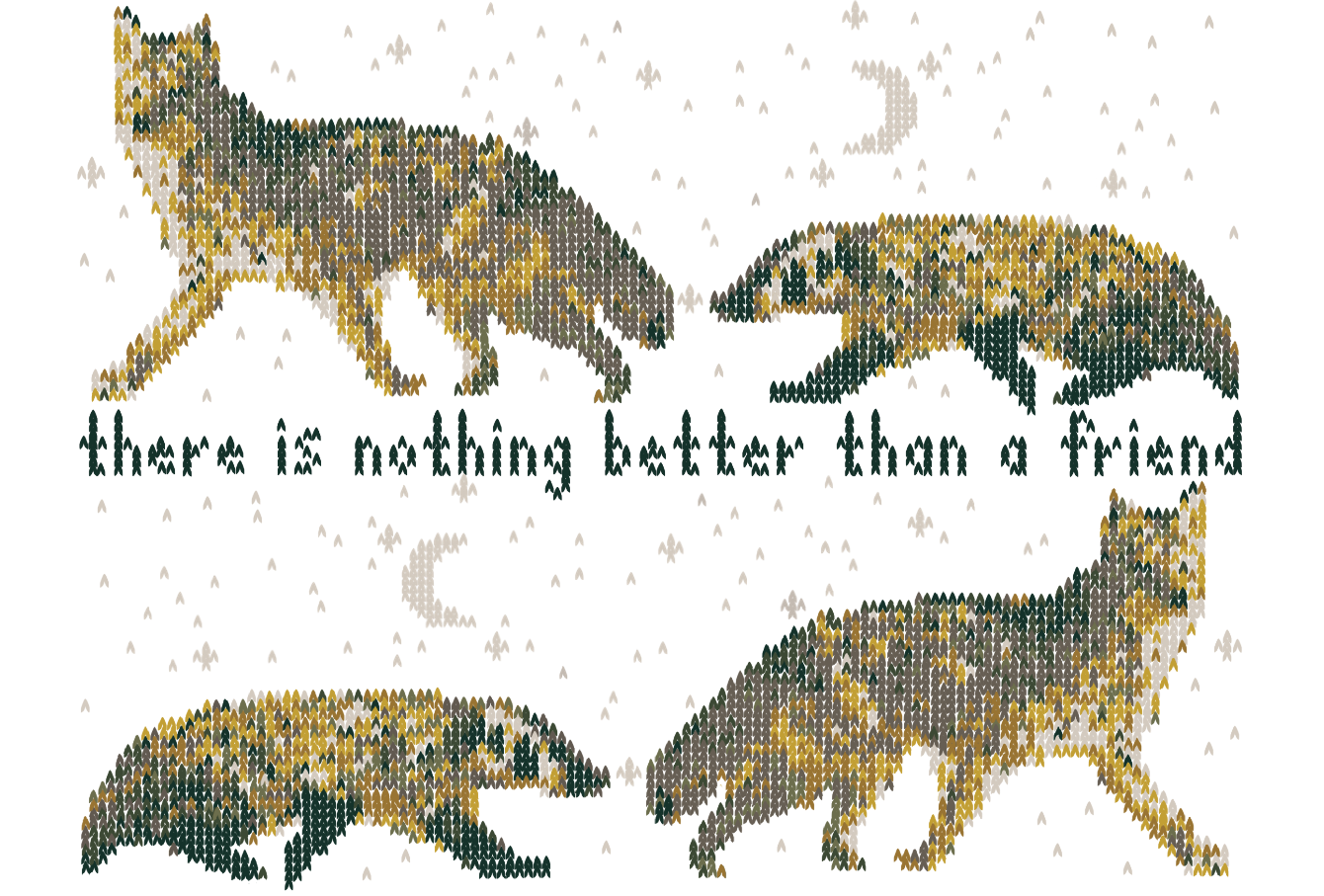 About the Badger and Coyote Hoodie campaign on Bonfire 1