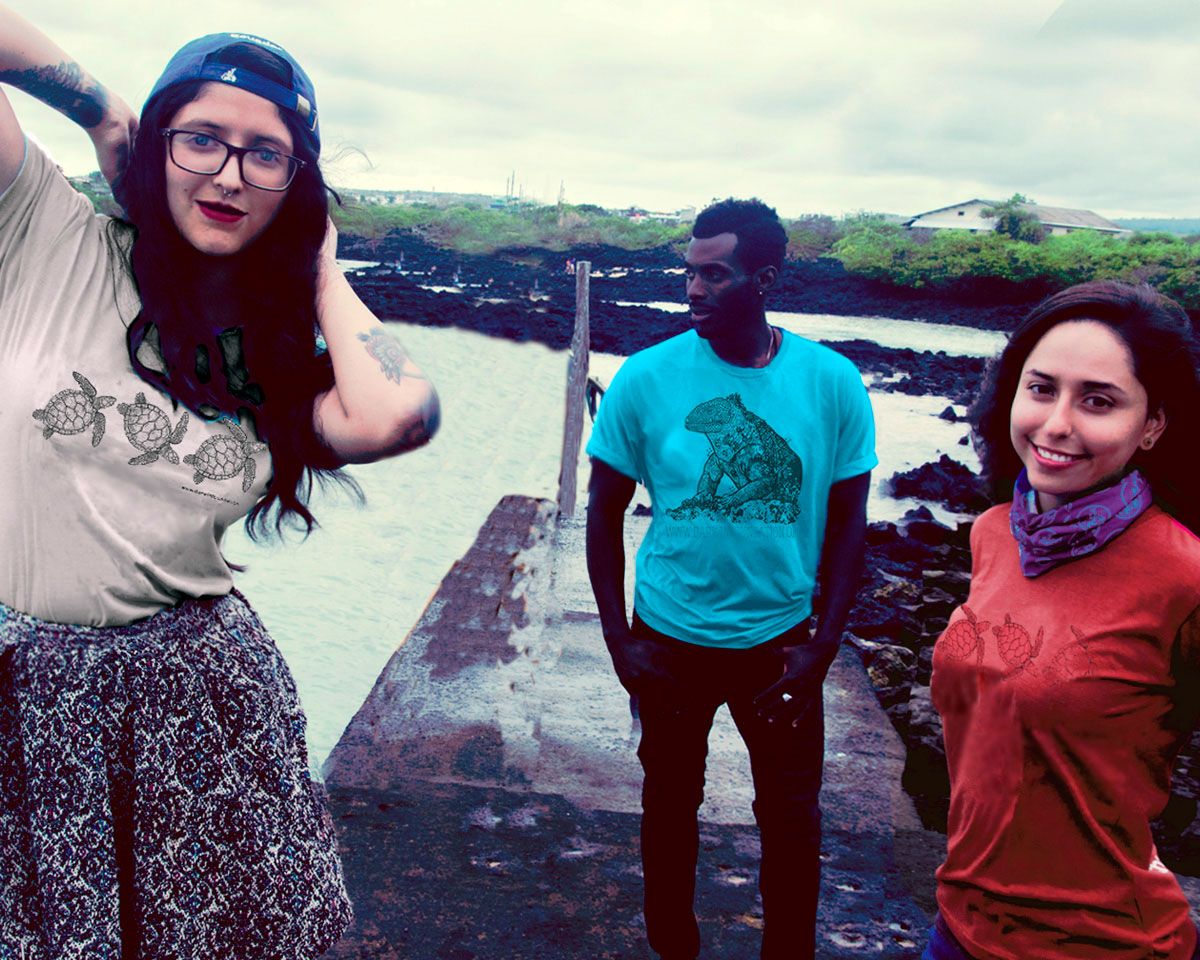 About the Charles Darwin Foundation: small turtle print campaign on Bonfire 2