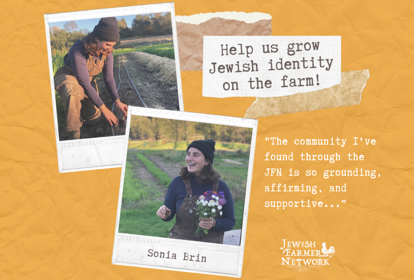 About the Jewish Farmer Network Swag campaign on Bonfire 2