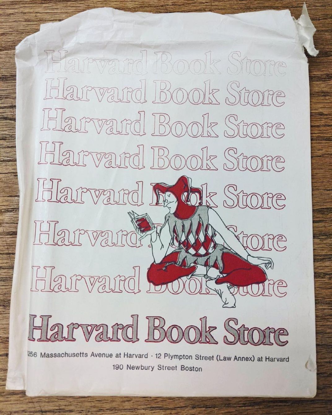 About the Harvard Book Store - Throwback Jester Shirt campaign on Bonfire 2