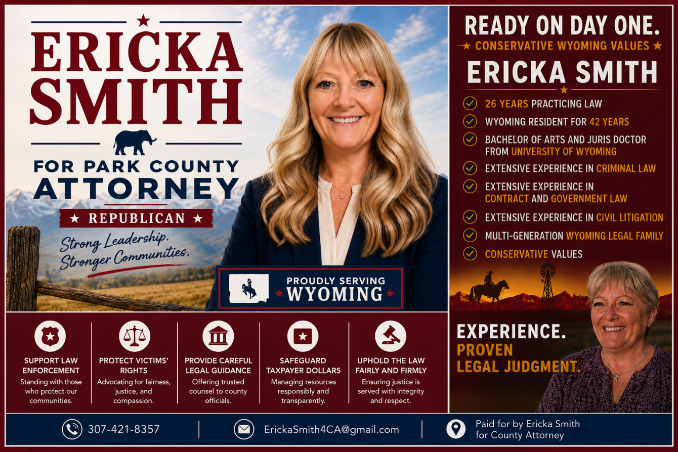 About the Ericka Smith for Park County Attorney campaign on Bonfire 2
