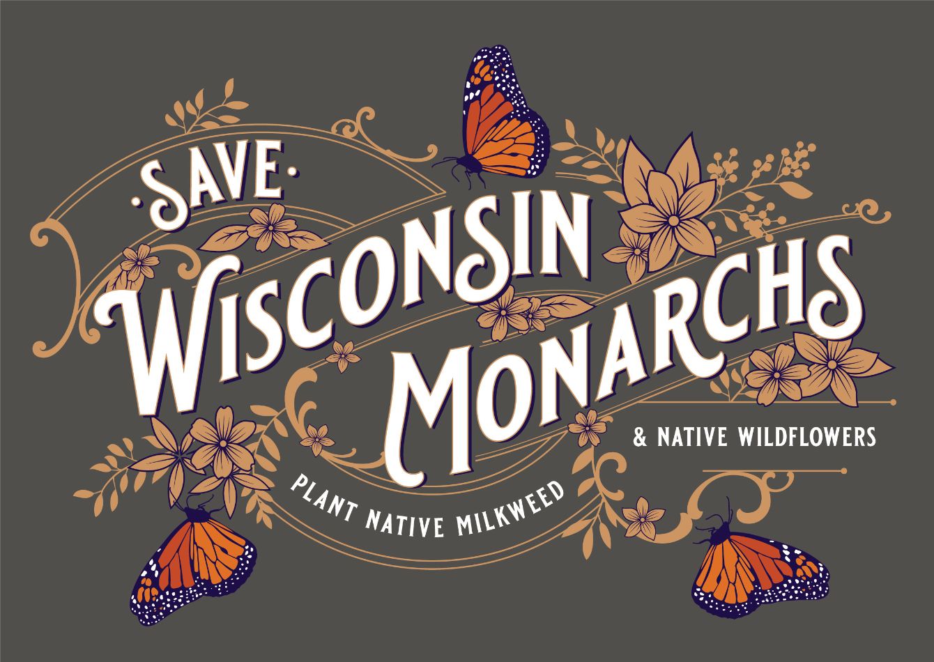 About the Save Wisconsin Monarchs Zip Hoodie campaign on Bonfire 0