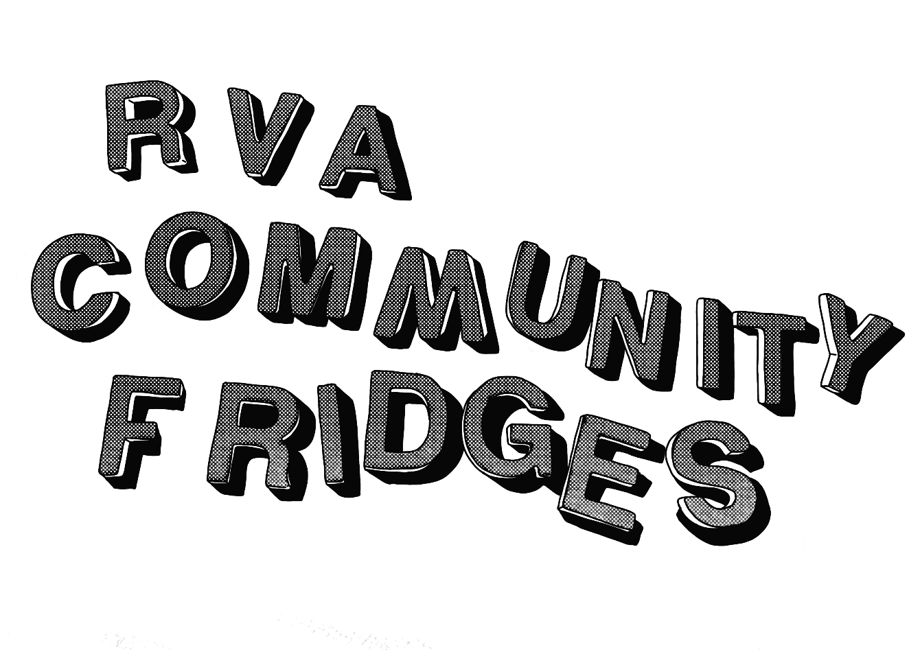 About the RVA Community Fridges fridge magnet tee campaign on Bonfire 2