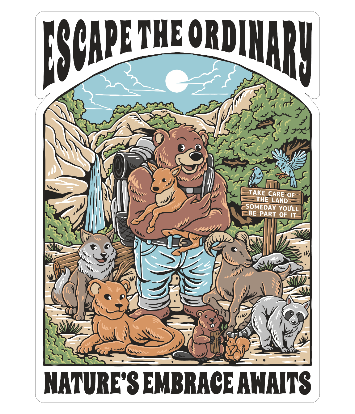 About the Natures Embrace Awaits (Version #2) campaign on Bonfire 4