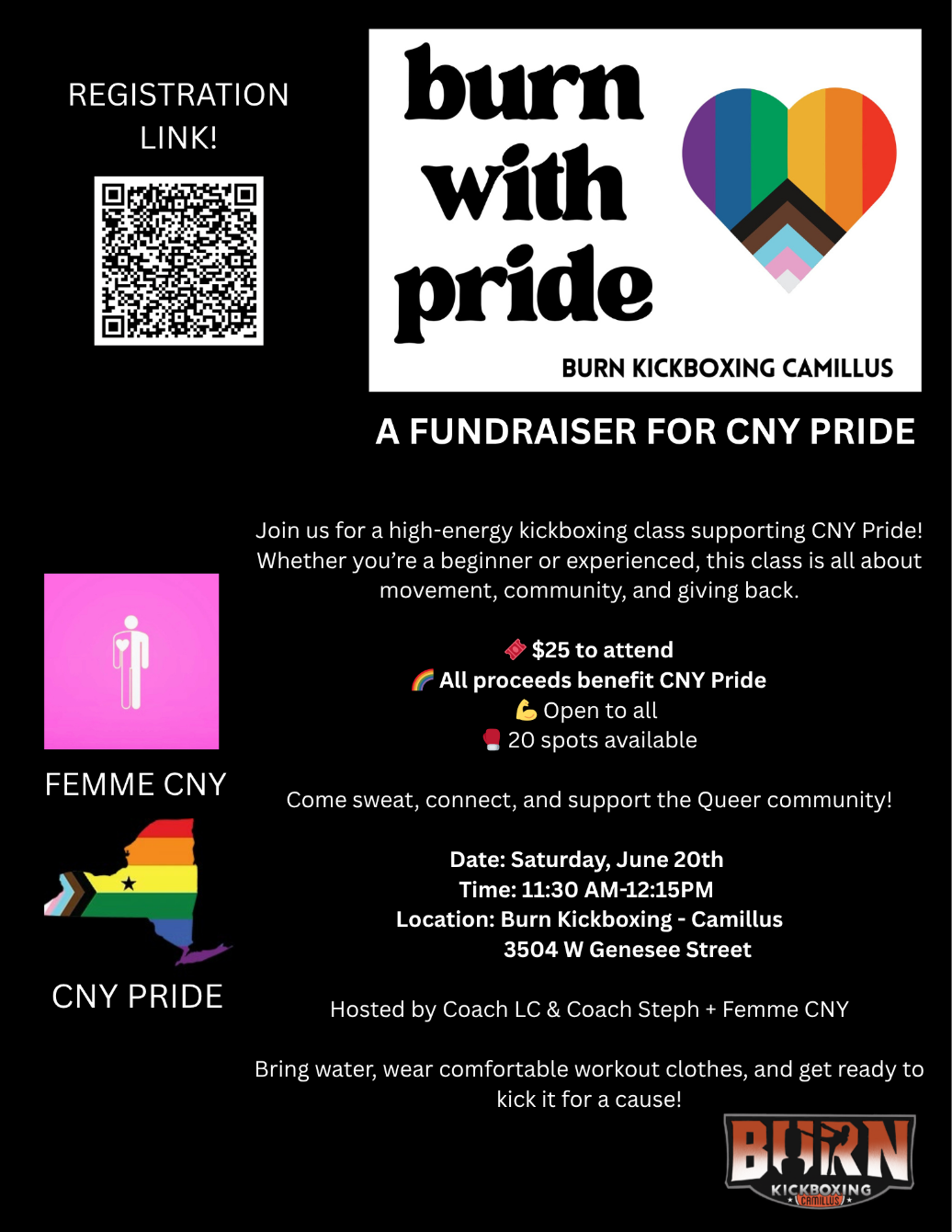 About the Burn With Pride - A Fundraiser for CNY Pride campaign on Bonfire 2