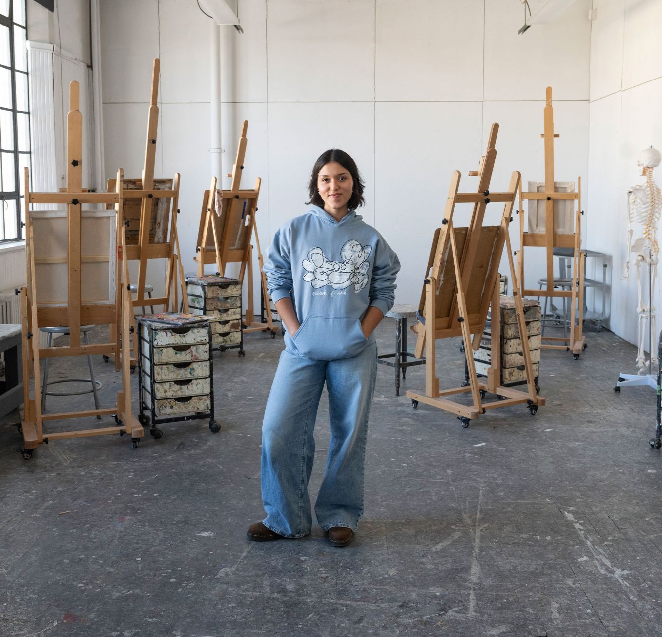 About the 2025 Carnegie Mellon School of Art Sweatshirt campaign on Bonfire 2