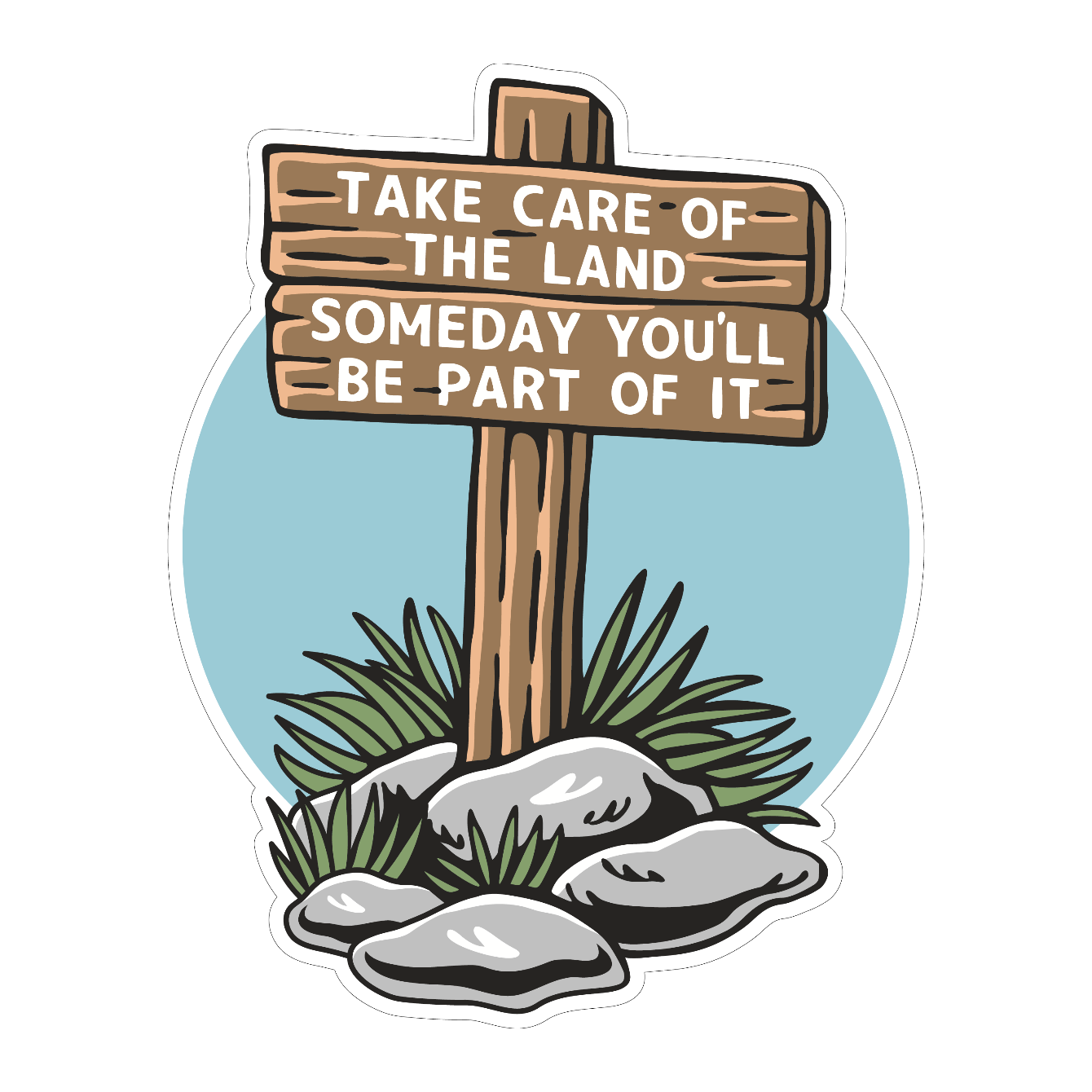 About the Natures Embrace Awaits (large design on back) campaign on Bonfire 5