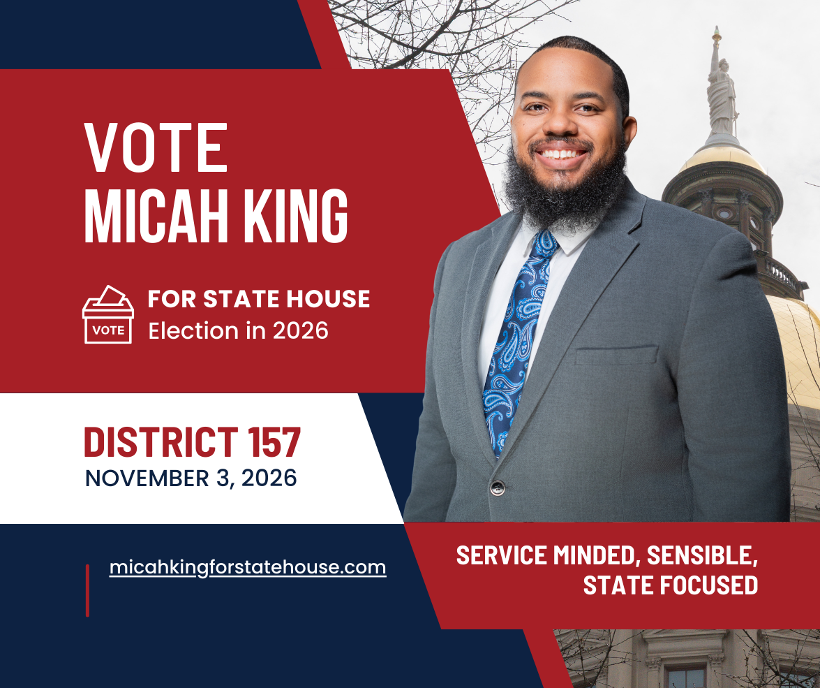 About the Micah King for GA State House campaign on Bonfire 2