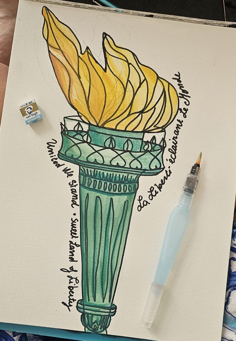 About the Liberty Torch USA 250 | French-American Art campaign on Bonfire 2