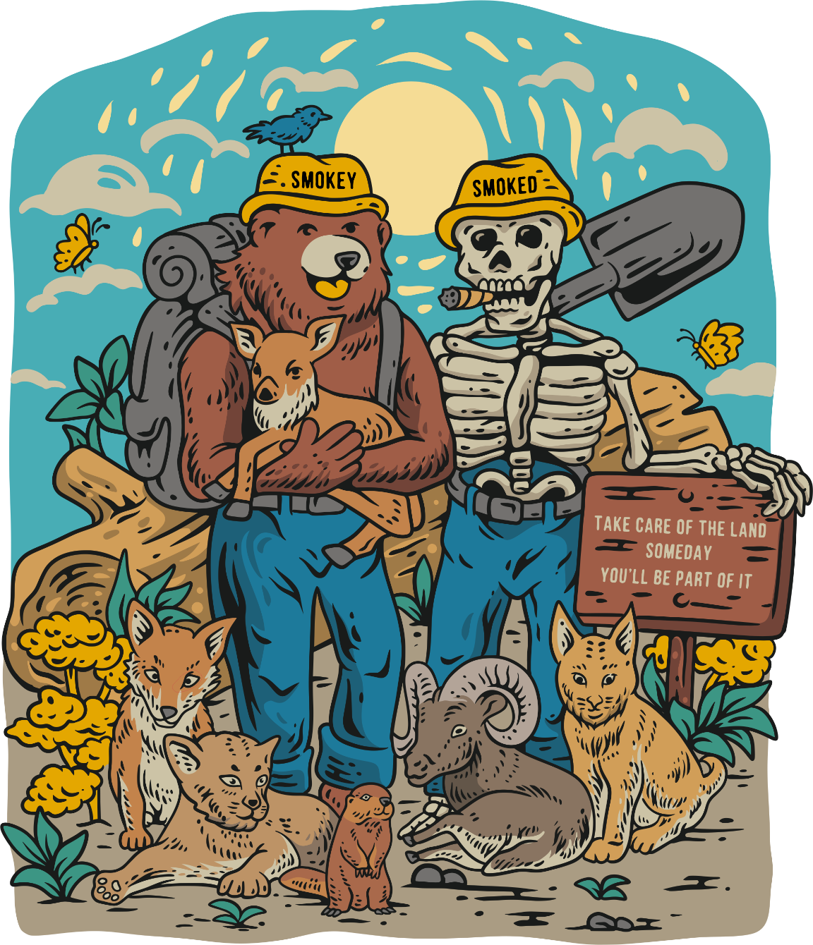 About the Take Care of The Land campaign on Bonfire 2