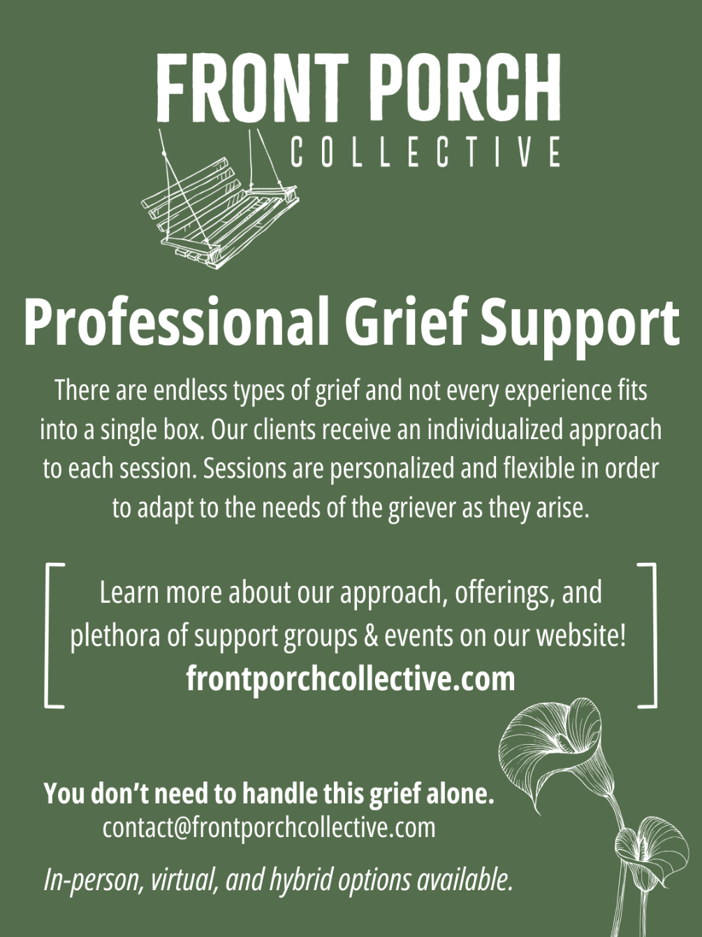 About the Front Porch Collective Logo Top campaign on Bonfire 2