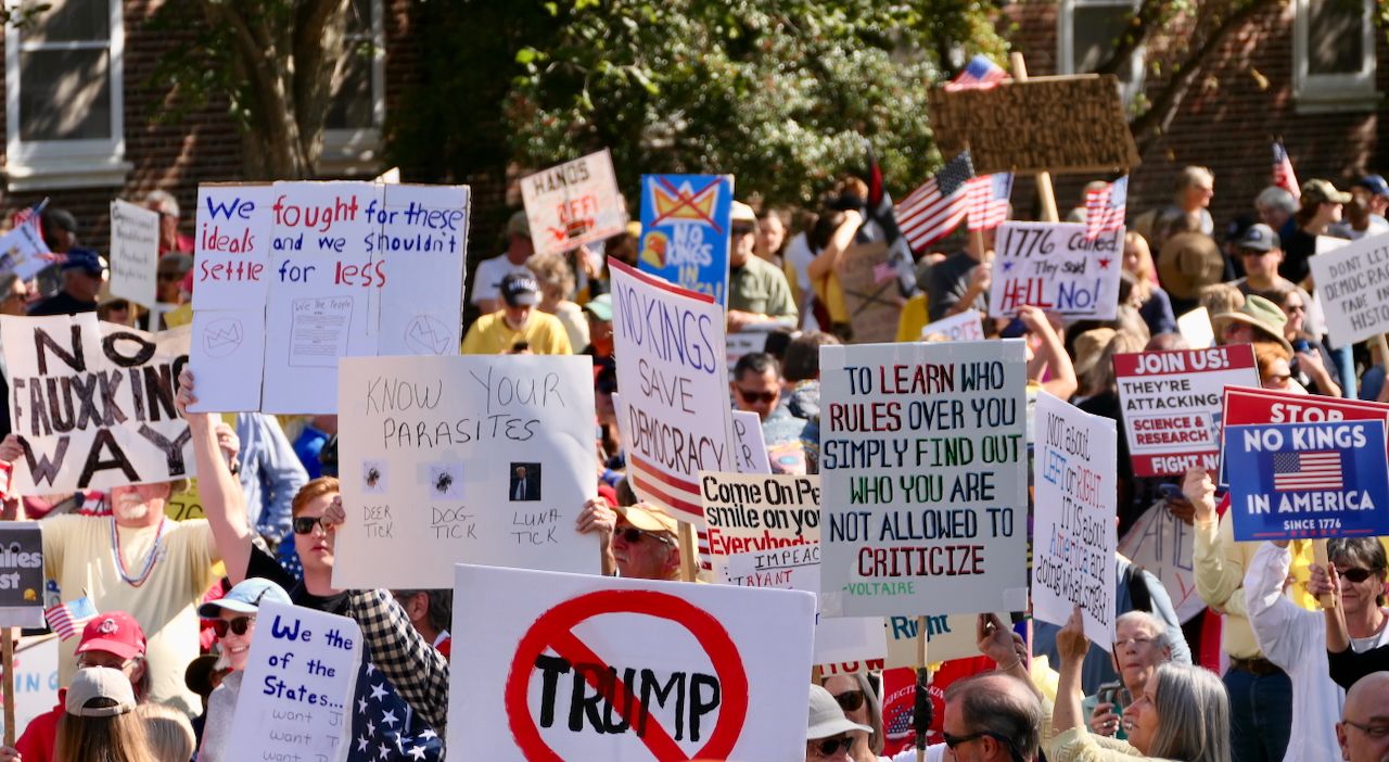 About the No Kings - undated campaign on Bonfire 2