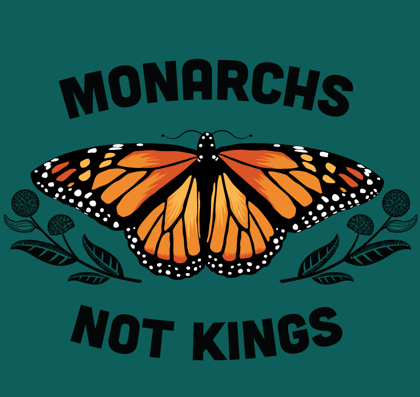 About the Monarchs Not Kings (white text) campaign on Bonfire 4