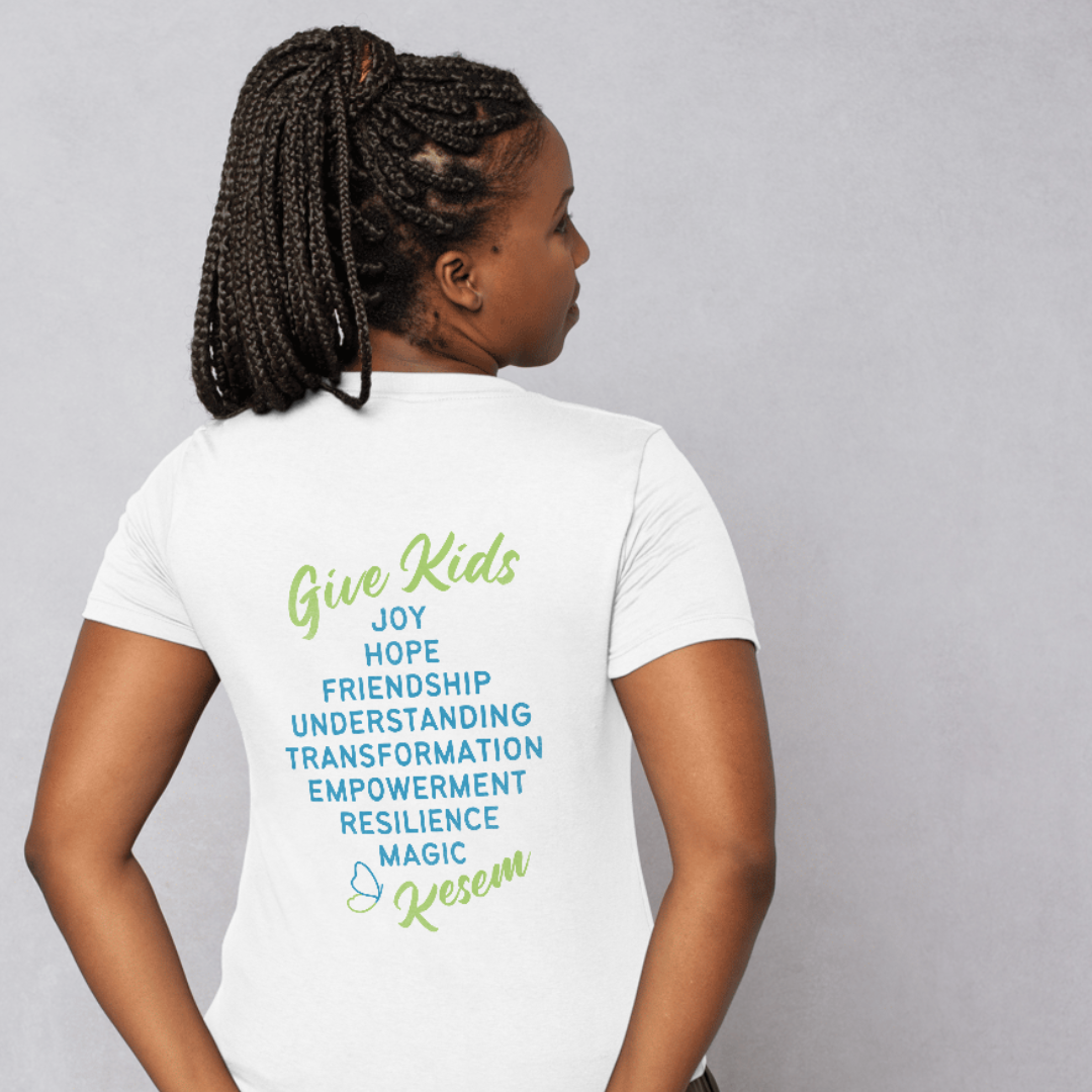 About the Give Kids Kesem Shirt - Green Blue campaign on Bonfire 2