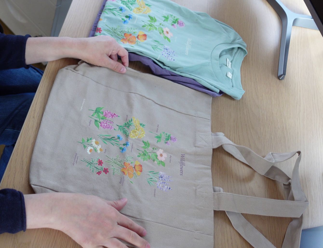 About the Tote Bag - Wildflowers campaign on Bonfire 3
