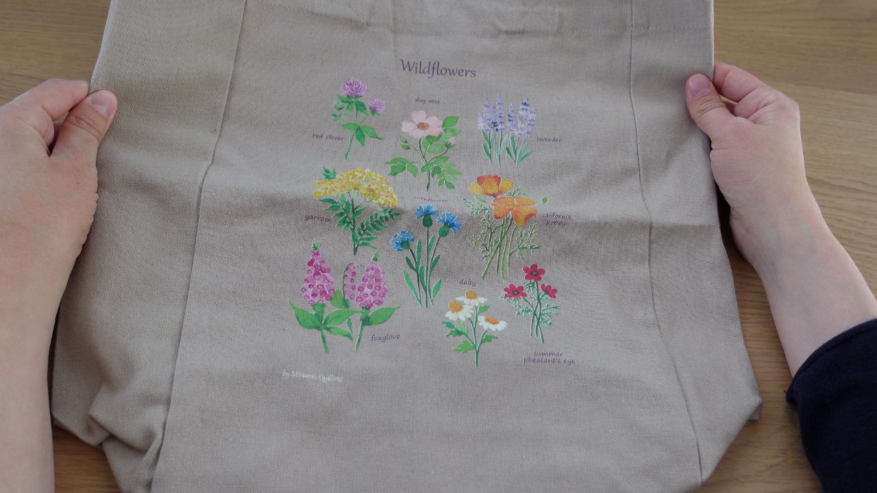 About the Tote Bag - Wildflowers campaign on Bonfire 5