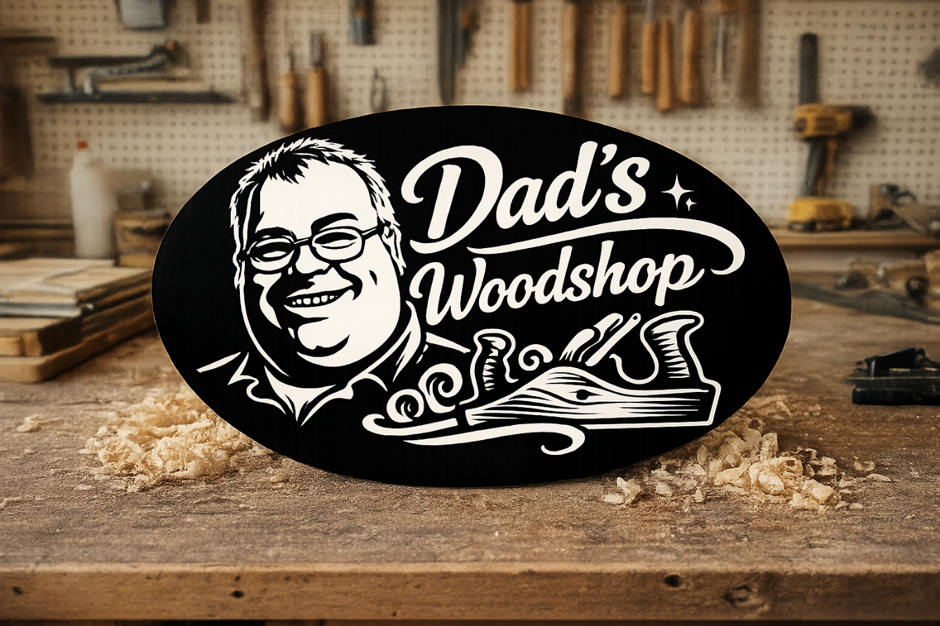 About the "Dad's Woodshop" Yard Flag campaign on Bonfire 2