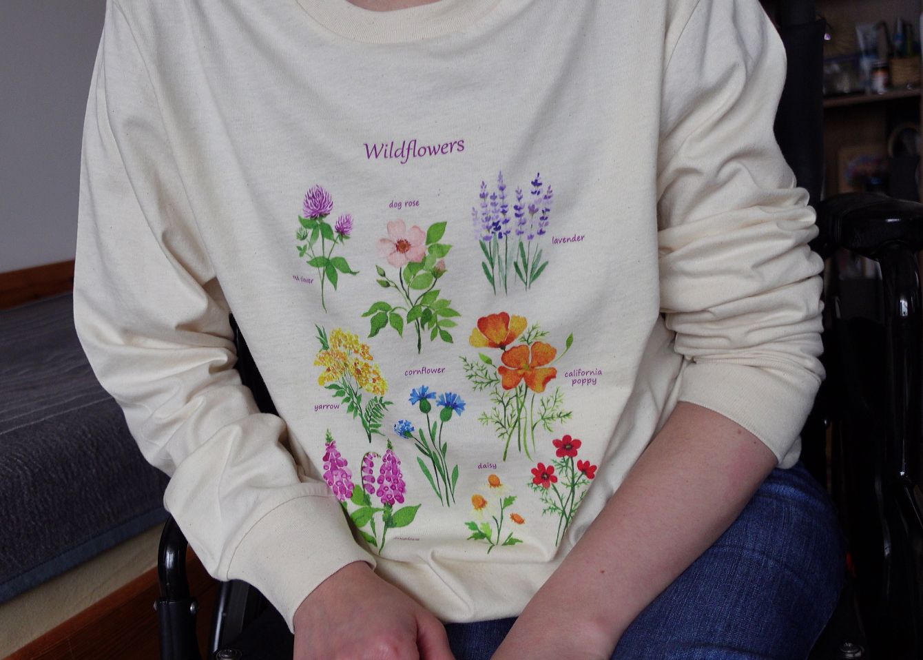 About the Wildflowers Tee - Aloe & Latte campaign on Bonfire 3