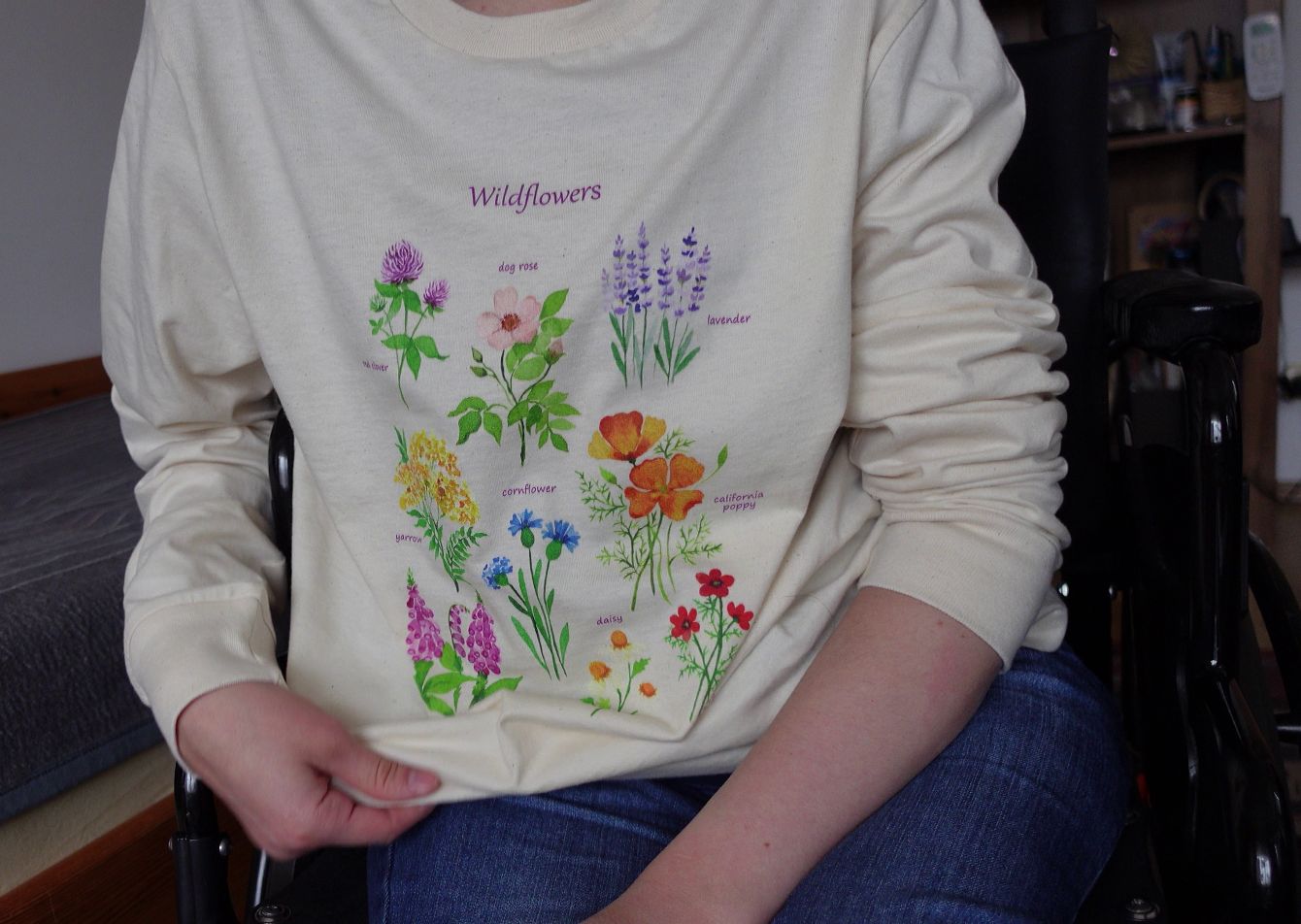 About the Wildflowers Tee - Dark Colors campaign on Bonfire 2