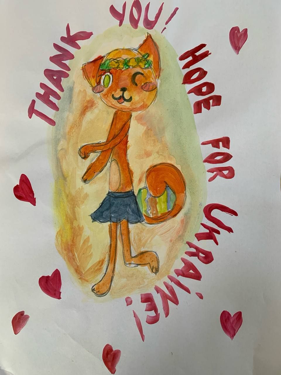 About the Painted by a child in Ukraine campaign on Bonfire 2