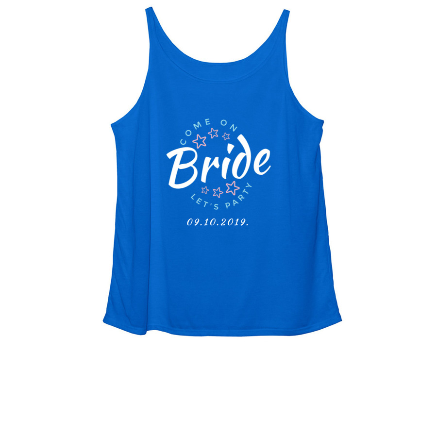 Lets party for the bride to be shirt design