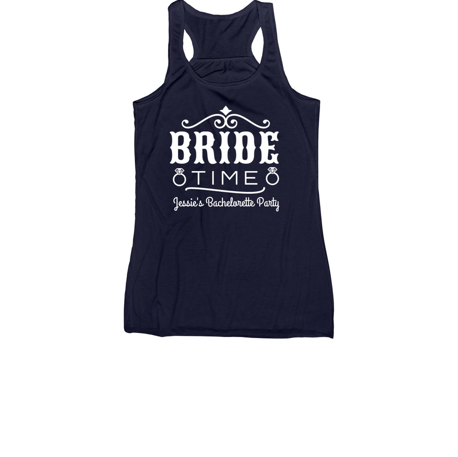 Bride time shirt design