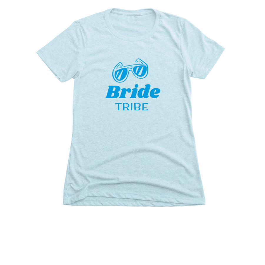 Bride tribe shirt design with sunglasses
