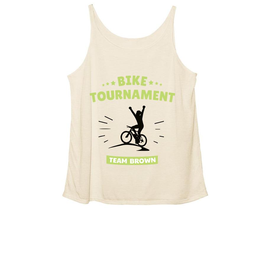 White Tank Top With Rabbit Cyclist White Tank Top With Rabbit Cyclist