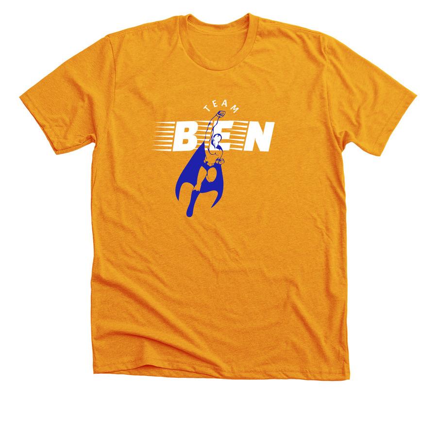 Male superhero shirt with cape and mask