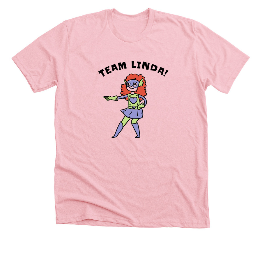 Female superhero shirt with purple mask