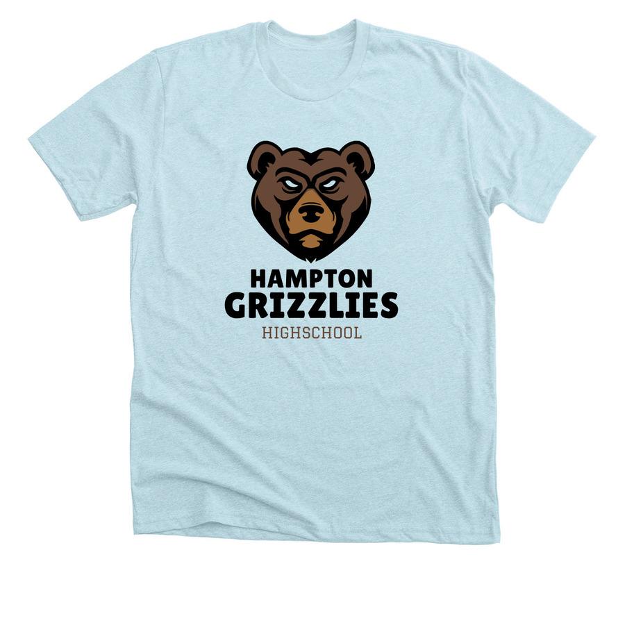 Grizzly school mascot shirt design