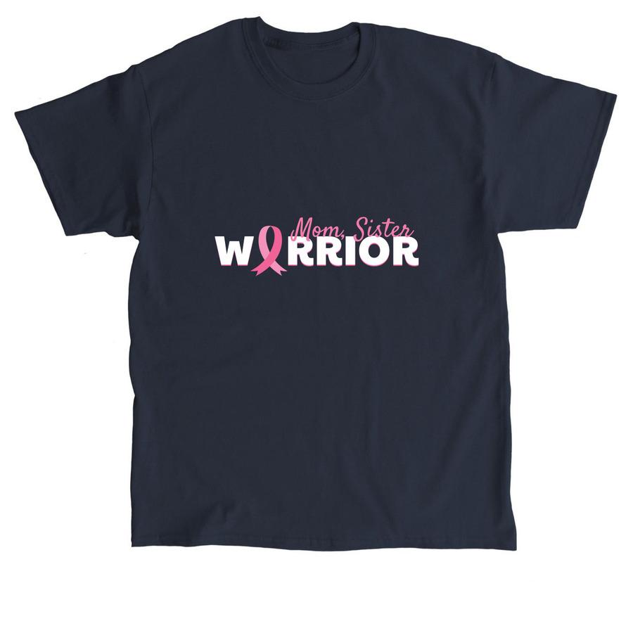 A fundraising shirt design that says, "Breast Cancer Warrior".