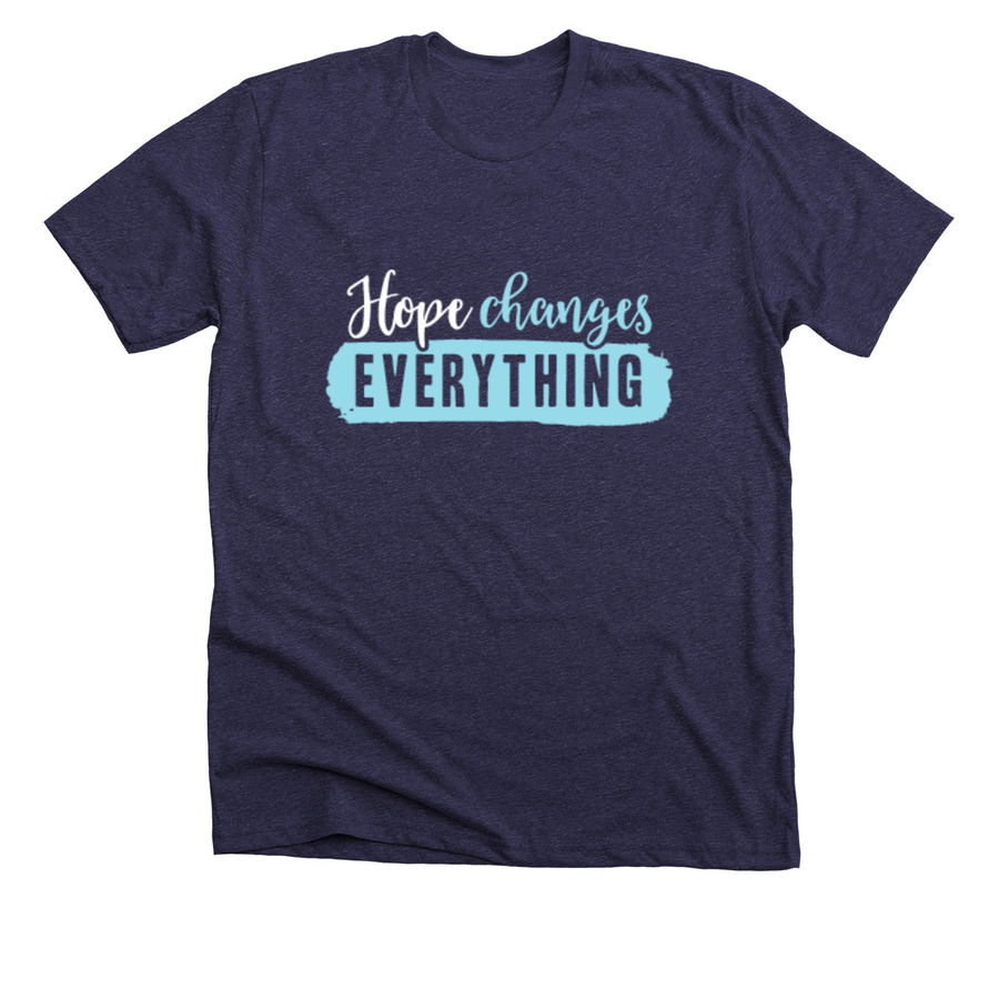 storm shirt with hope changes everything text 