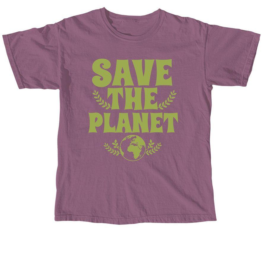 Comfort Colors Unisex Tee with the text Save the Planet