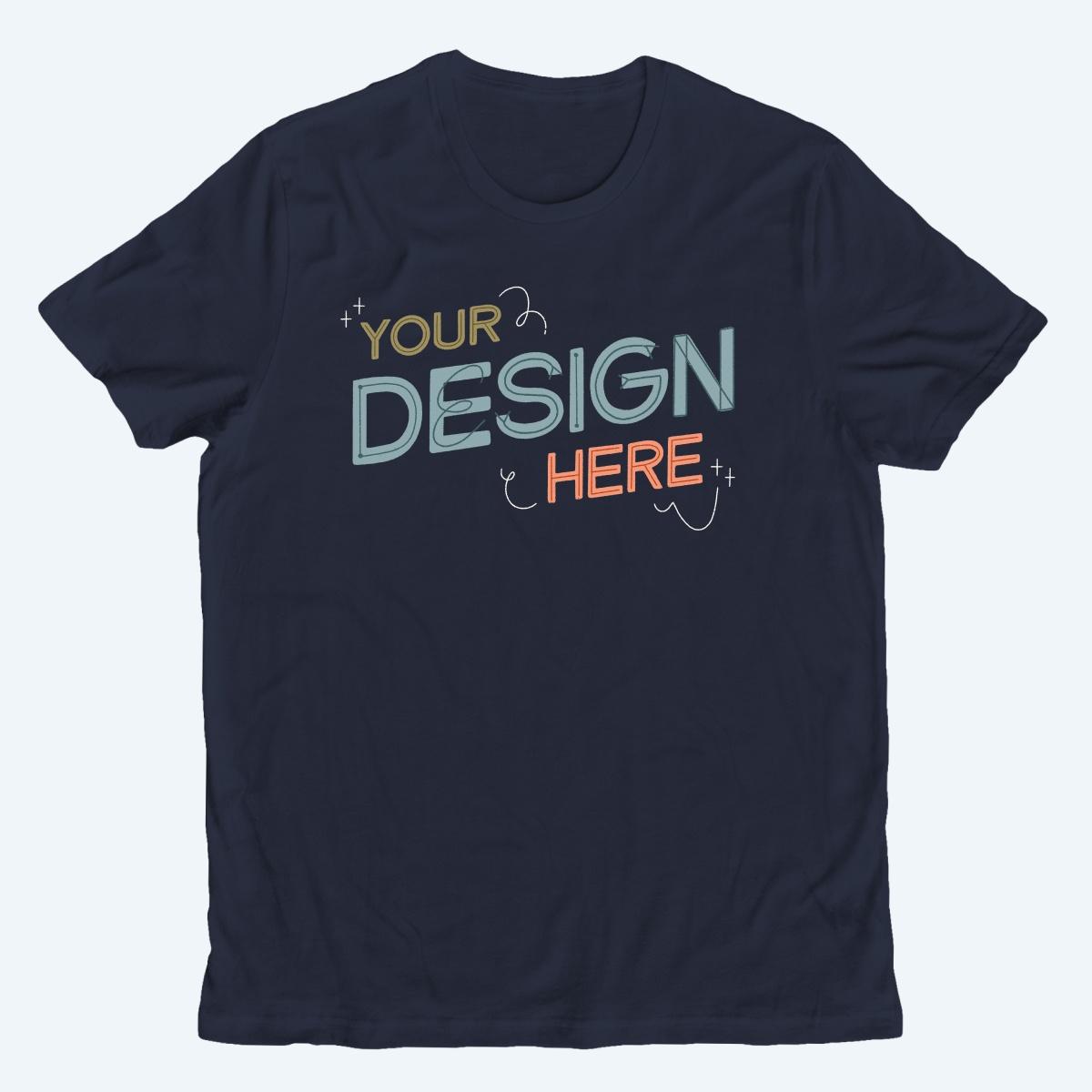 Custom Organic Cotton Unisex T-Shirt | Design Online For Free | Bonfire