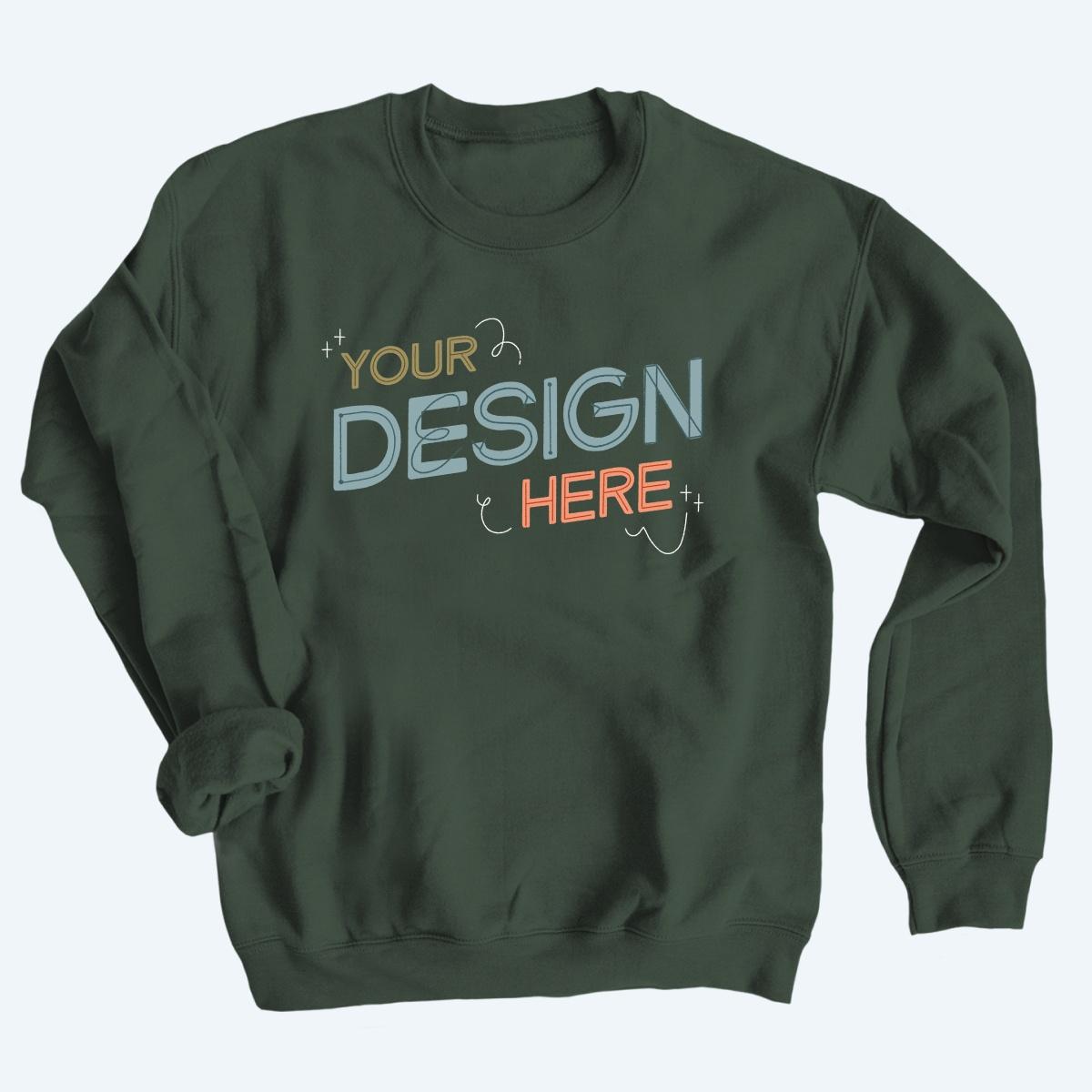 Custom Crewneck Sweatshirt | Gildan Sweatshirt | Bonfire